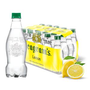 [본사직영] 씨그램 라벨프리 레몬 450ml X20 PET