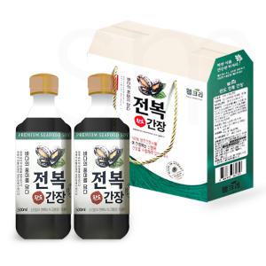 설 추석 웰크리 전복 간장 어간장 선물세트 500ml x 2p