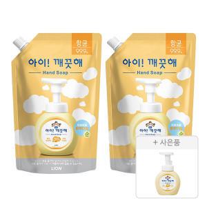 아이깨끗해 핸드워시 순, 600ml, 2개 + 증정(공용기, 250ml, 1개)