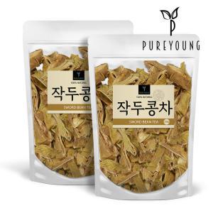 국산 볶은  작두콩차 200g+200g 작두콩차