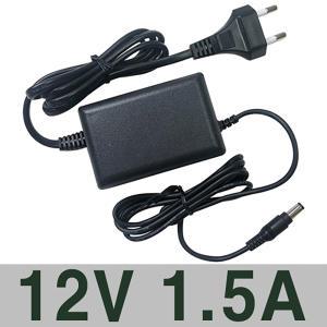 12V 1.5A 전원선일체형 어댑터,아답터, 직류전원장치,SMPS,12V 1500MA