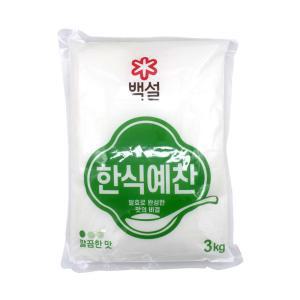 백설 한식예찬 3kg×4개