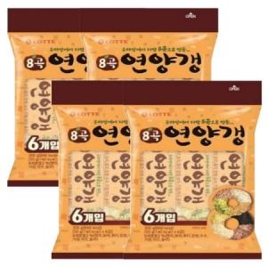 롯데제과 8곡 연양갱 300g (50g x 6개입) 4팩_MC