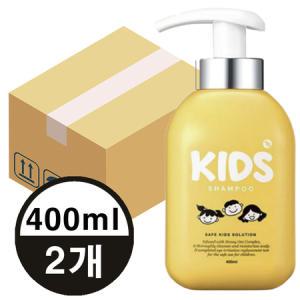 TS 키즈 샴푸 어린이 두피 저자극 애플향 400ml x 2개WB