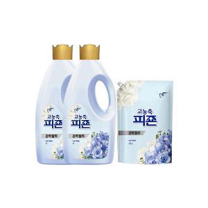 고농축 피죤 오리지널 오션후레쉬 2L, 2개 + 오리지널  리필  1.6L, 1개