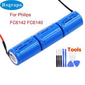 로봇 청소기 배터리 진동 호환(교체) 긴수명  3.6V/4.8V 2500mAh NI-MH 팩 필립스 FC6142 FC6140 진공 청소