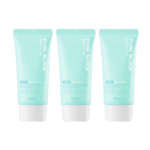 어퓨 퓨어 블록 아쿠아 선 젤 이엑스(EX), 50ml, 3개