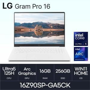 HMC/ LG 그램 프로16 / 16Z90SP-GA5CK - 16GB / NVMe 256GB / WIN11H / 400nit