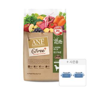 ANF 6free 플러스 인도어 독 양고기 쌀, 5.6kg, 1개 + 물티슈, 70매, 2개