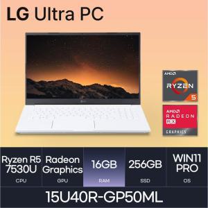 LG전자 23년-15인치 15U40R-GP50ML (NVMe 256GB / RAM 16GB / WIN11P) 울트라PC - HMC