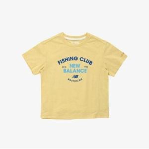 뉴발란스키즈 Fishing Club 2_로고 포인트 반팔티 NK9EE2401U -