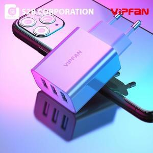 VIPFAN K3 3포트 USB 멀티 충전기 어댑터