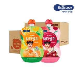 [베베쿡] 아이쭉쭉 워터젤리 체리베리 1BOX + 제주감귤 1BOX