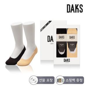 [닥스양말] 숙녀 낮은망사 무지 2족세트 DK23424