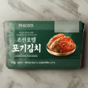 조선호텔김치 프리미엄 포기김치 3KG X 1개 호텔식 국내산배추 밀폐용기포장