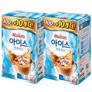 갤러리아 맥심 아이스 커피믹스 100T+10T X 2개