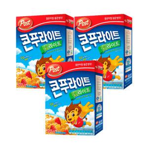 [소비기한 임박] 포스트 콘푸라이트 1/3 슈거라이트, 260g, 3개