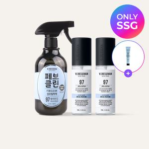 [더블유드레스룸][SSG단독/핸드크림증정] 페브클린 + 드레스퍼퓸 세트 (500ml + 80ml + 80ml)