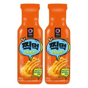 [소비기한 임박] 청정원 찍먹 오지치즈소스, 230g, 2개