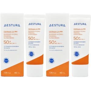 에스트라 더마 유브이365 장벽수분 무기자차 선크림40ml x2개 SPF50 PA++++저자극 c2