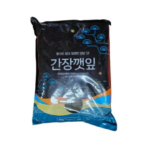 업소용 대용량 착한식품 간장깻잎 4kg 중국산