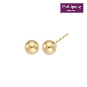 [골드팡]18kGold 3mm 골든볼 귀걸이::당일발송::