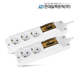 국산 4000W 고용량 멀티탭 에어컨 건조기 누전 배선 전기 히터 에어콘 멀티 콘센트 2구 3구 1.5m 3m 5m 10m