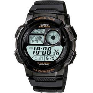 카시오 CASIO AE1000W1A 군용인기 월드타임 우레탄밴드 100M방수 AE1000 AE-1000W-1A