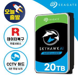 씨게이트 HDD Skyhawk AI 20TB ST20000VE002 스카이호크 CCTV 하드디스크