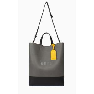 [롯데백화점]비비와이비 BRUNI Unisex Tote Bag (Charcoal Grey)09I3110BBJ-1206