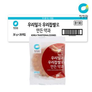 청정원 우리밀과 우리찹쌀로 만든 약과 840g(28ea) 1박스