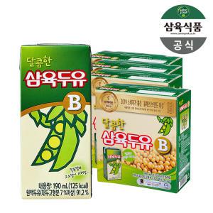 삼육 달콤한 삼육두유B 190ml 64팩