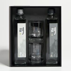 려 25도 선물세트 특3호 375ml 2본입(쌀블렌딩+고구마 소주) 증류주 국순당 여주