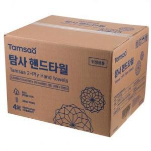 탐사 천연펄프 핸드타올 5000매, 1박스 one option