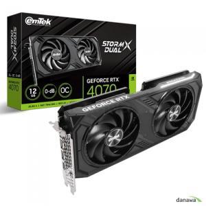 이엠텍 지포스 RTX 4070 STORM X Dual OC D6X 12GB