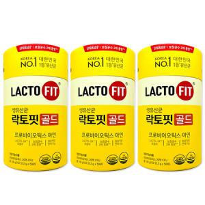 종근당건강 생유산균 락토핏 골드 2g X 50포 3통 DM