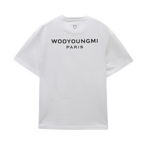 24SS 우영미 백로고 티셔츠 화이트 W241TS07701W