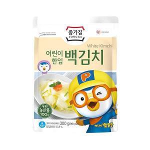 종가 집밥 종가 어린이 한입 백김치 300g 김장 찜 찌개 볶음 여행 자취 친정엄마 도시락 반찬