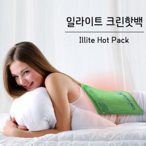 온열찜질팩 크린핫백 온열팩 찜질기 대형 핫팩 배 복부 허리 생리통 어깨 그린 38x30