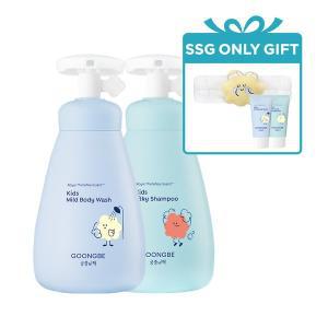 [궁중비책] 실키 샴푸 300ml + 마일드 바디워시 300ml +[GIFT] 세안밴드컨디셔너30ml,바디로션30ml