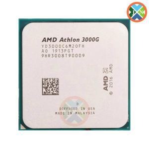 AMD 애슬론 듀얼 코어 쿼드 스빨간색 CPU 프로세서, 3000G X2 3.5 GHz, YD3000C6M2OFH 소켓