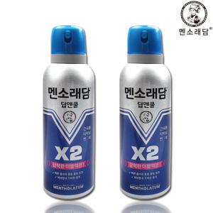 멘소래담 스프레이 파스 딥앤쿨 에어로솔 150ml x 2개