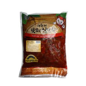 또밥찬 양념 고추무침4kg 양념고추 반찬단지 대용량