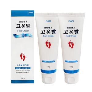 웰빙헬스 고운발 풋크림 튜브 발각질 보습 120g 2개