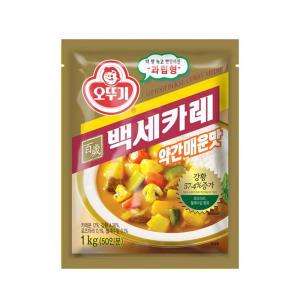 오뚜기 백세카레 약간 매운맛 1kg