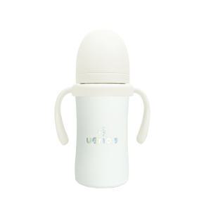 유비맘 시그니처 보온보냉 스테인리스 유아 빨대컵 구름, 220ml, 1개