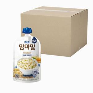 맘마밀 안심밥상 닭백숙 찹쌀진밥 140g 10개_MC