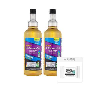 불스원 불스원샷 7만 휘발유용 500ml, 2개+[증정]차량용 쓰레기봉투 3매입