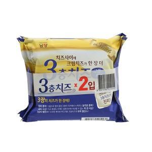 남양 3층 슬라이스 치즈 224Gx2입 (냉장)