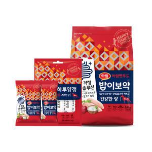 [강아지] 밥이보약 DOG 건강한 장 3.4kg + 하루 양갱 건강한 장 56g(사료 100g 추가)